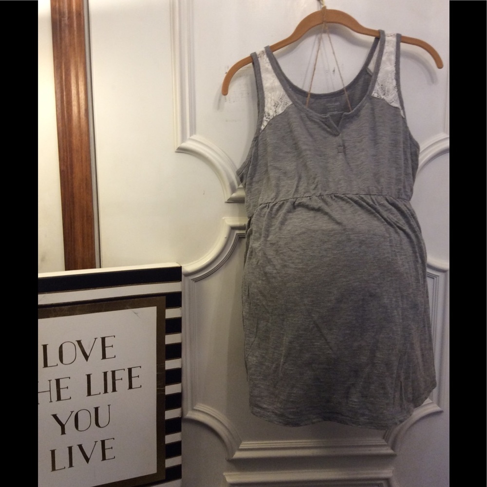 Maternity tank top with lace details Size L